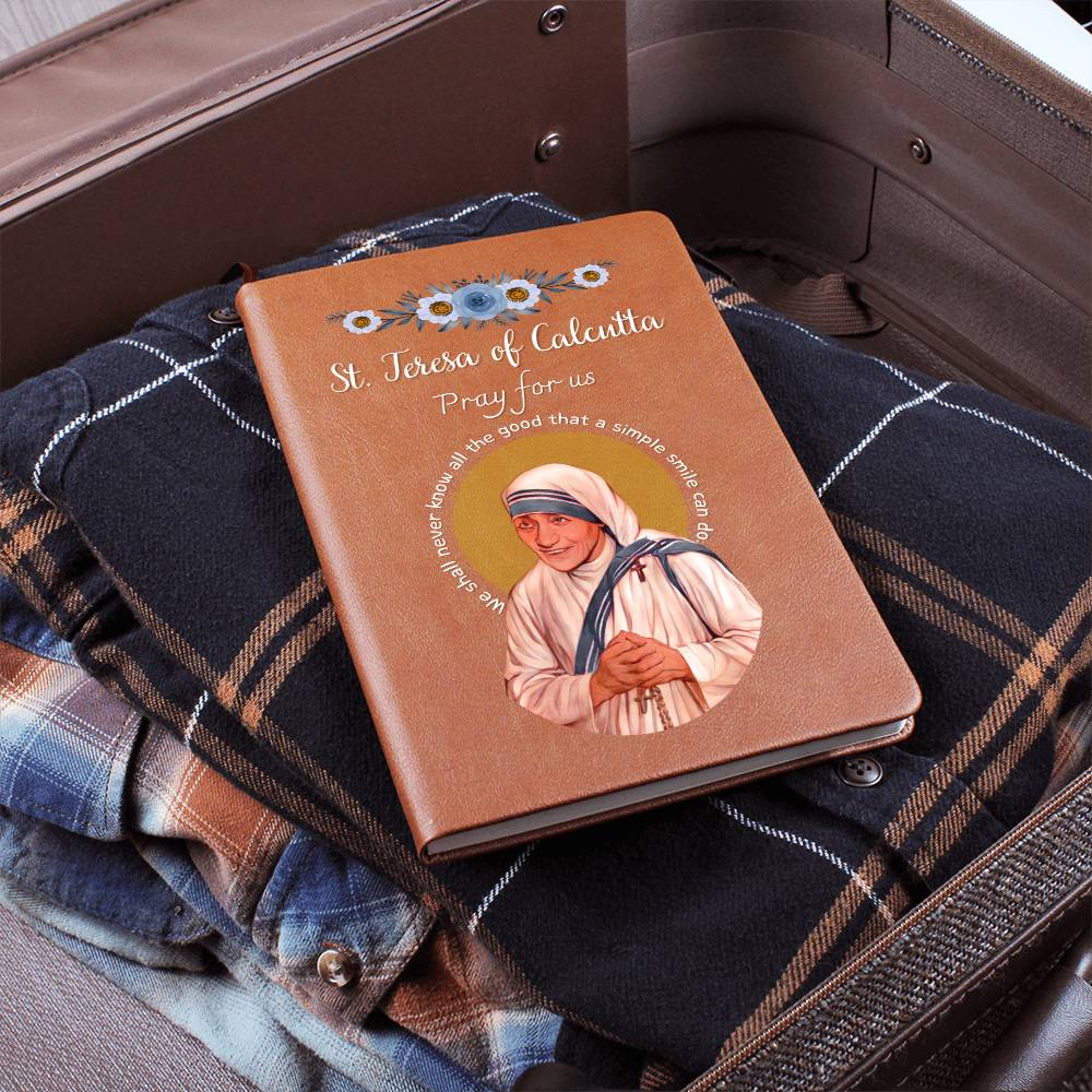 Saint Teresa Of Calcutta - Leather Prayer Journal