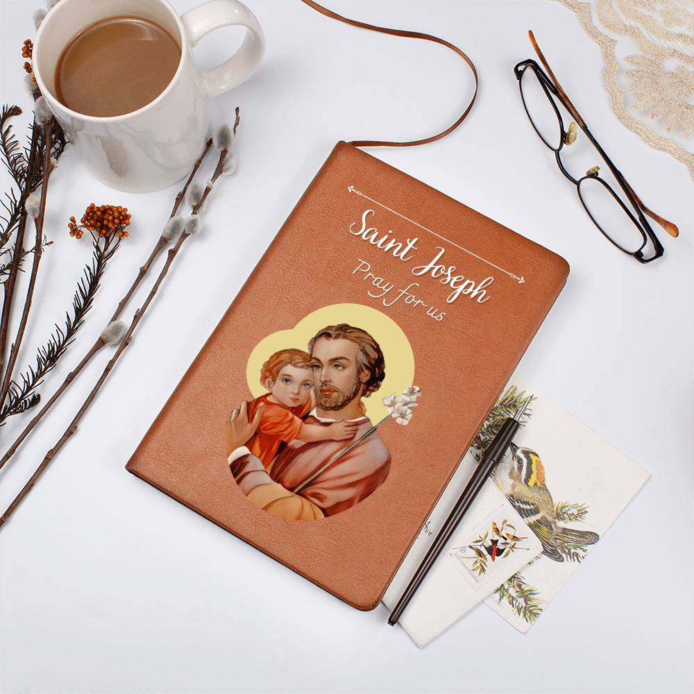 Saint Joseph  - Leather Prayer Journal