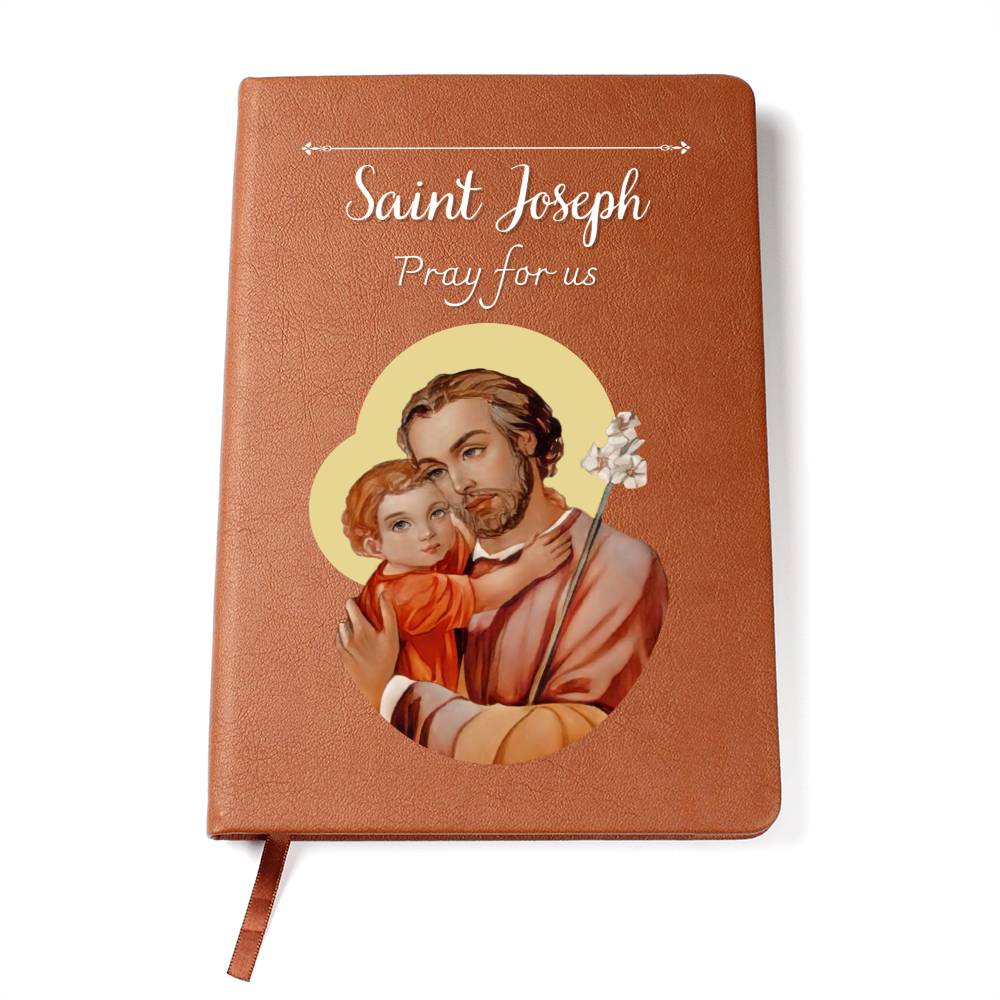Saint Joseph  - Leather Prayer Journal
